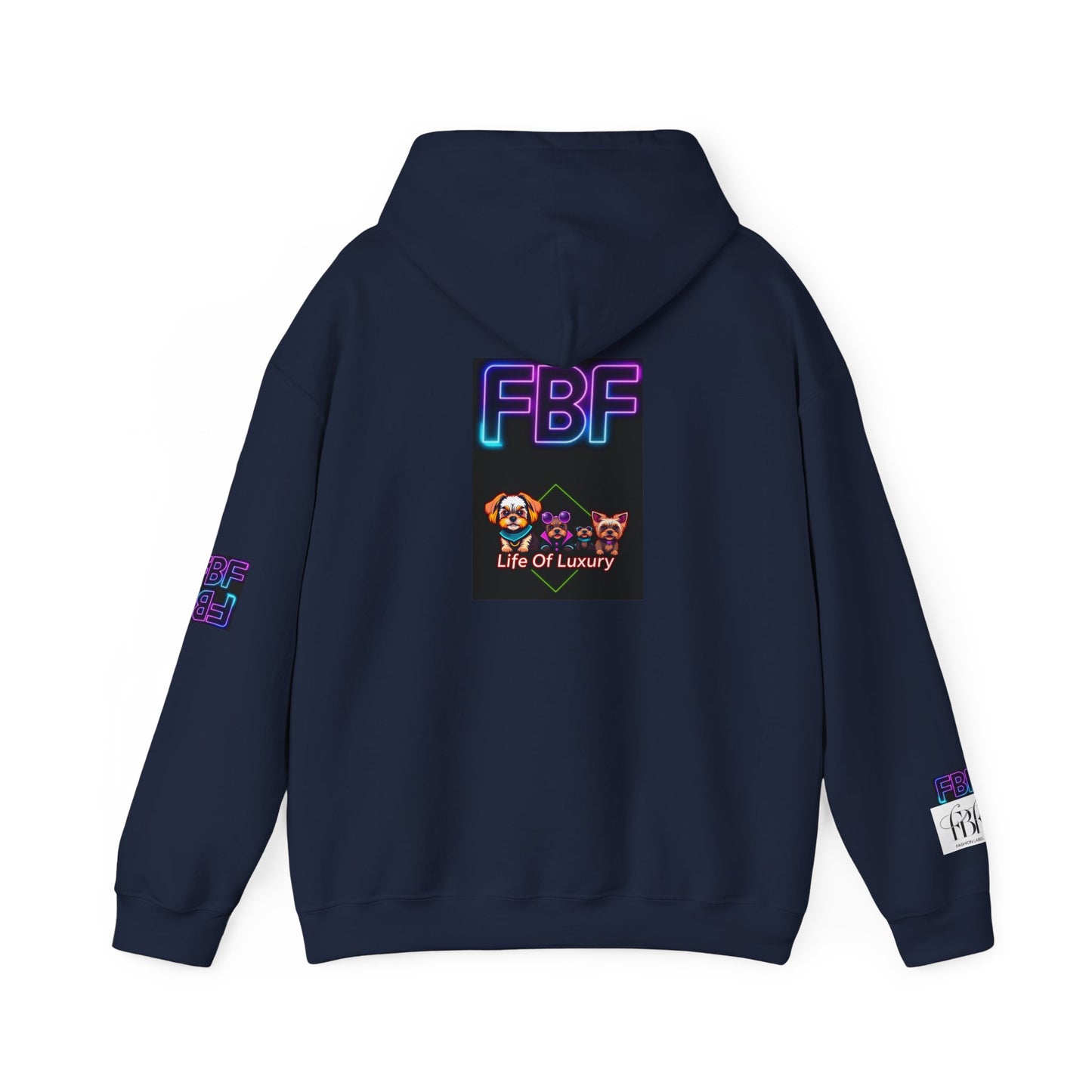 Luxury Life Unisex Hoodie - Cozy Sweatshirt for Pet Lovers, Gift for Birthdays, Everyday Wear, Chill Vibes, FBF Collection