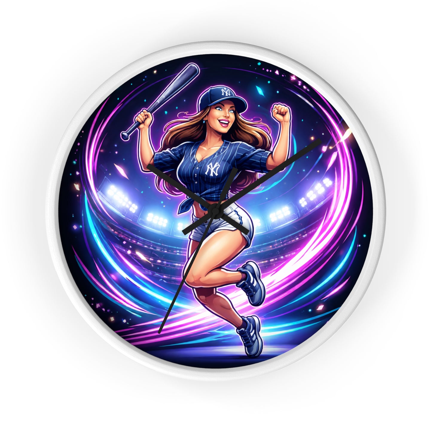 Yankee Gal Wall Clock