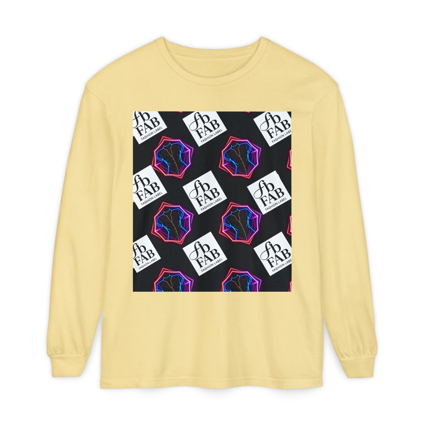 Unisex Garment-dyed Long Sleeve T-Shirt