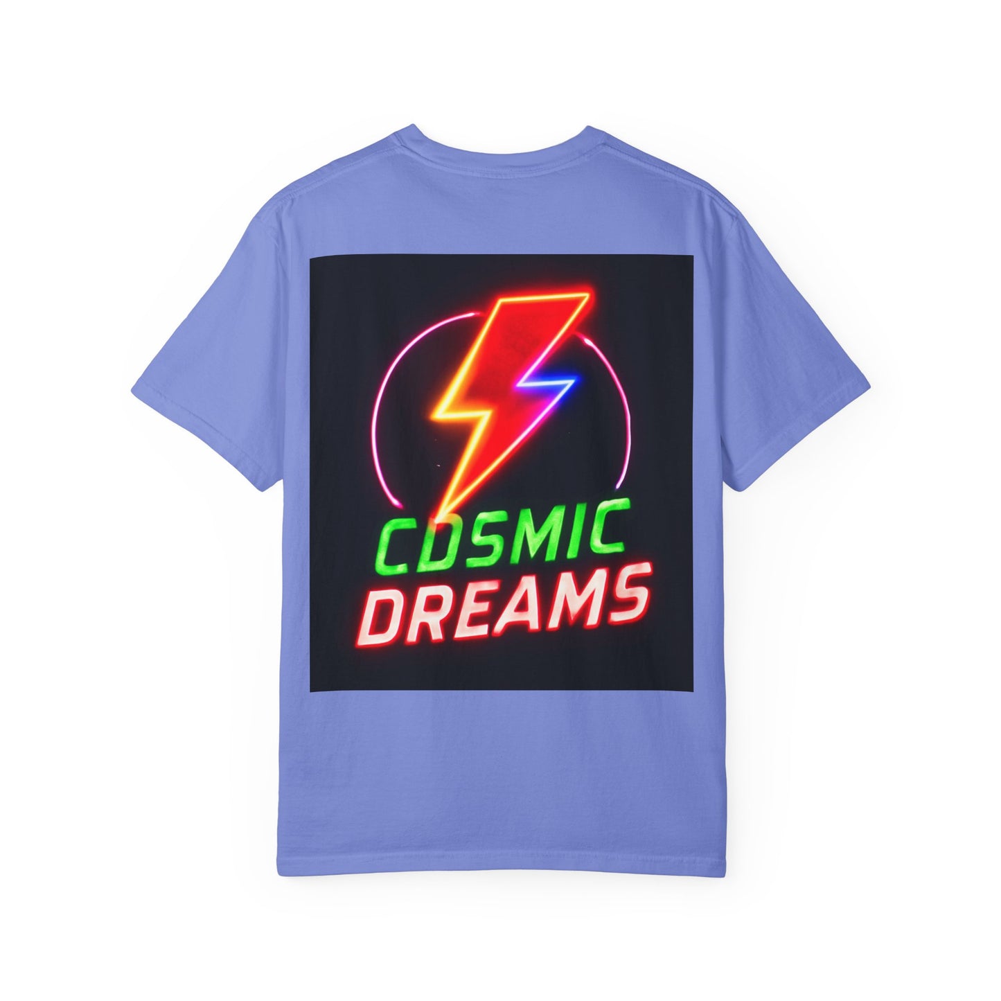Vibrant Unisex Graphic T-Shirt, Cosmic Dreams Tee, Retro Neon Shirt, Stylish Casual Wear, Gift for Gamers & Dreamers