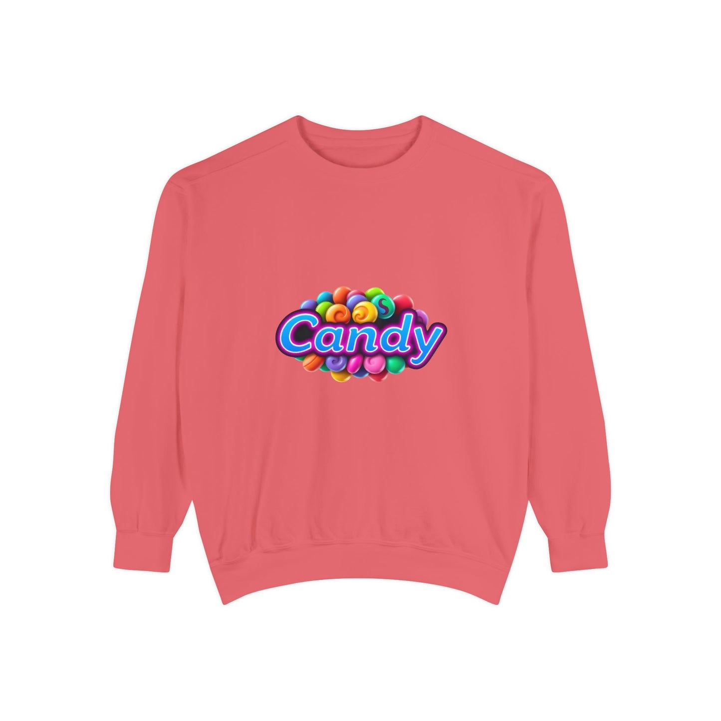 Candy-Themed Unisex Garment-Dyed Sweatshirt - Nostalgic Apparel for Sweet Lovers, Cozy Casual Wear, Gift for Candy Lovers, Colorful [...]