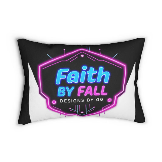 Neon-Inspired Lumbar Pillow - Faith by Fall, Classy Chic Decorative Pillow, Modern Home Decor, Couch Cushion, Gift for Friends, Unique [...]