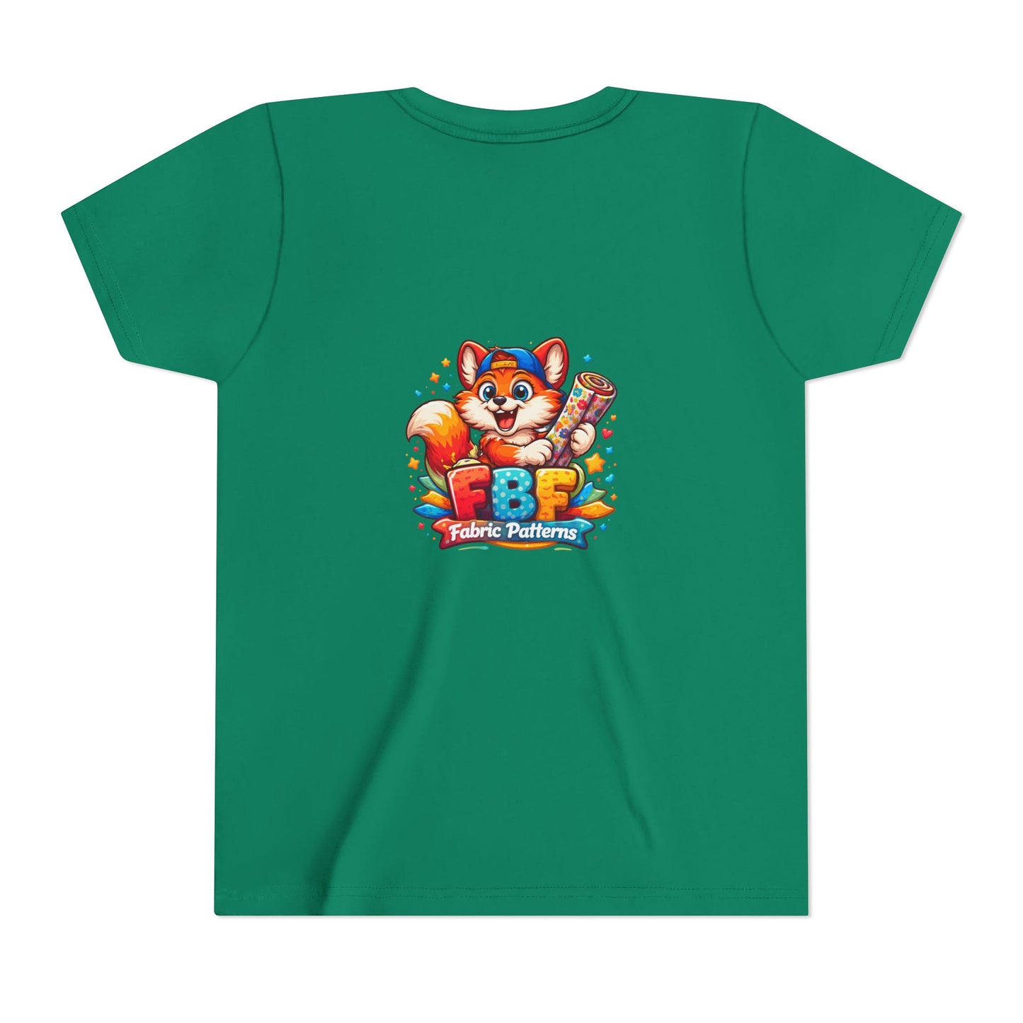 Youth Tee — Colorful Cartoon Fox 'FBF' Logo Kids Shirt