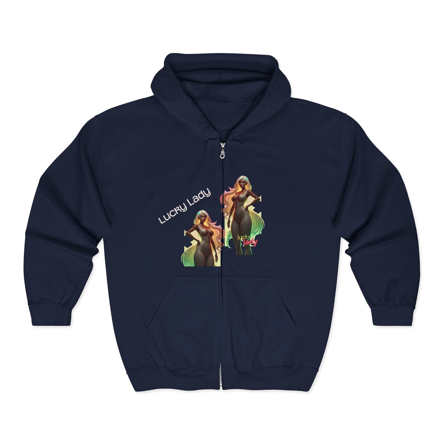 Ladies of luck Unisex Heavy Blend™ Full Zip Hooded Sweatshirt