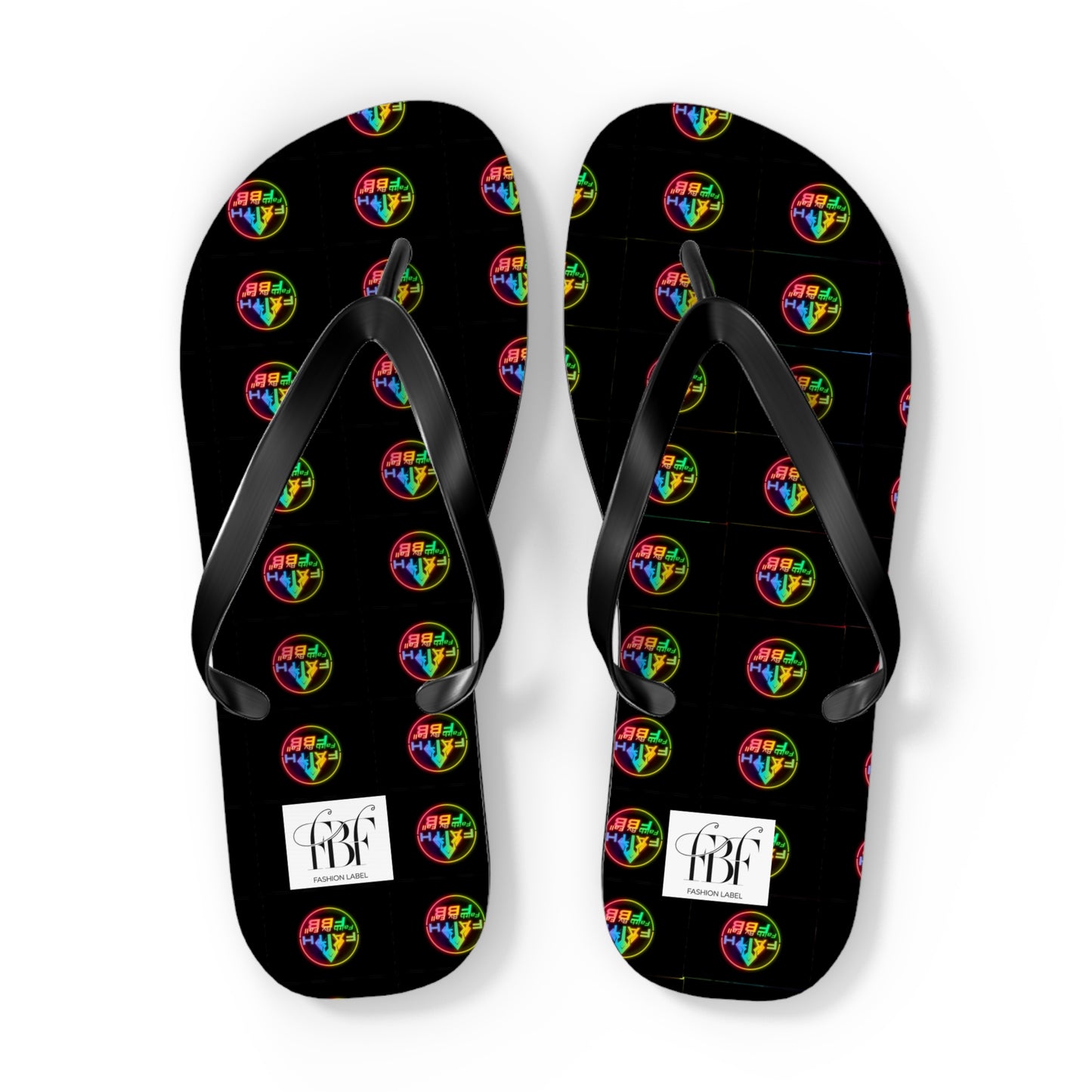 Vibrant Faith Flip Flops | Summer Style, Beachwear, Casual Sandals, Vacation Footwear, Fun Gift for Friends