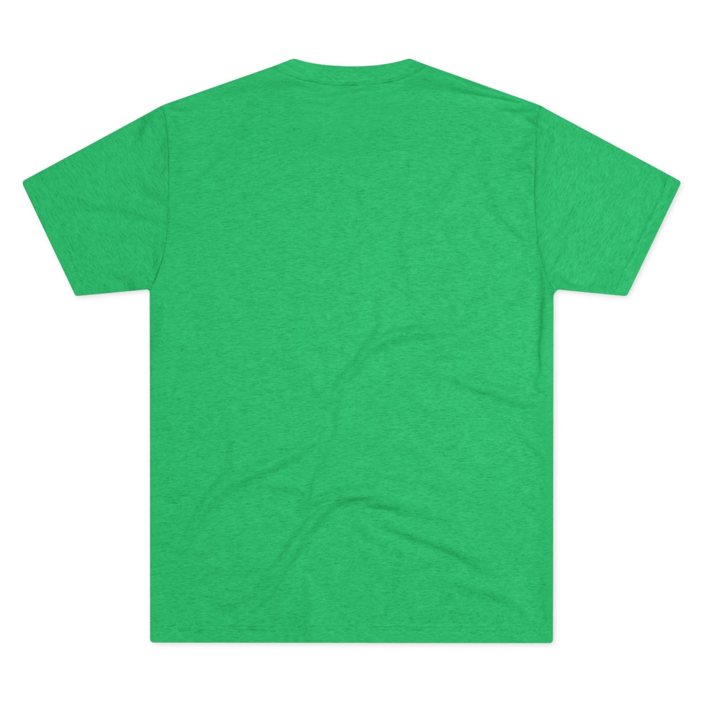 Fitness Motivation Tri-Blend Crew Tee - Vibrant Push-Up Design