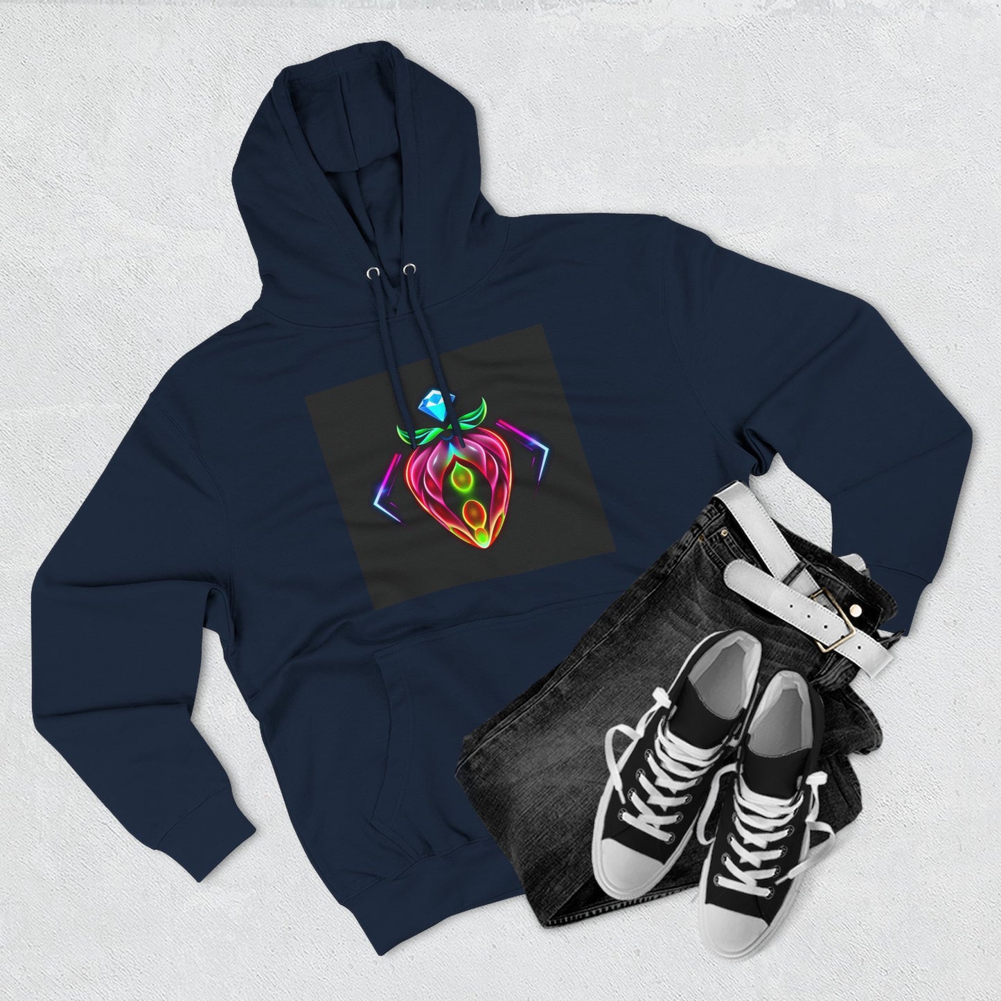 Vibrant Art Hoodie, Colorful Fleece Hoodie, Unique Sweatshirt, Artistic Gift, Cozy Layer for Every Occasion