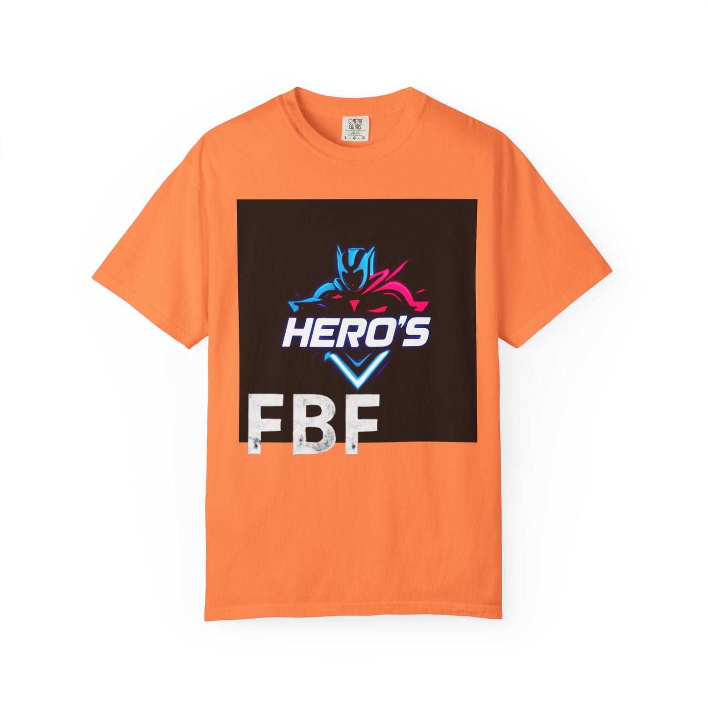 Hero's Unisex Garment-Dyed T-shirt, Casual Tee, Perfect for Gifting, Comic Fans, Hero Celebrations, Graphic Tee, Everyday Wear