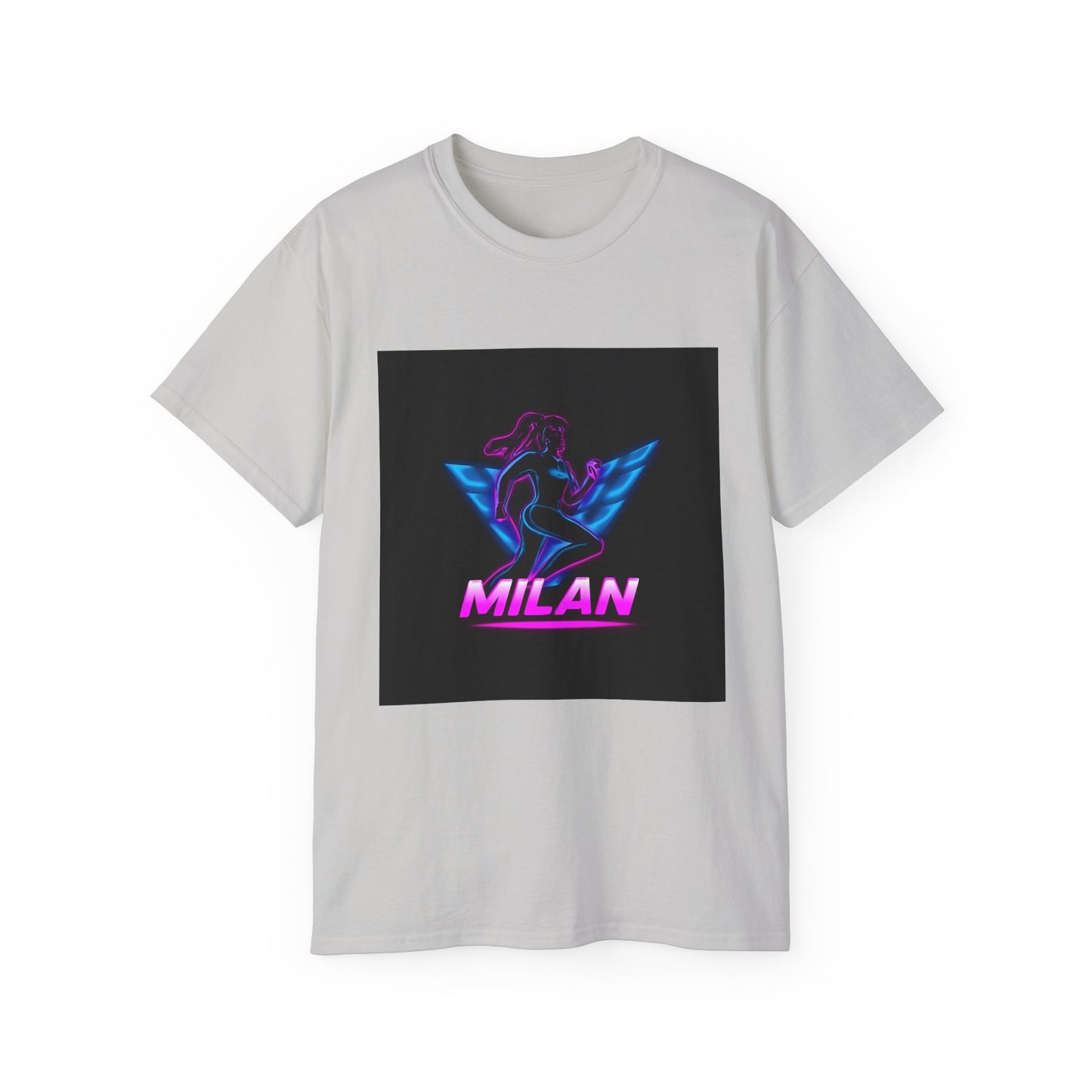 Milan Graphic Tee, Unisex Ultra Cotton T-Shirt, Retro Sportswear, Casual Streetwear, Birthday Gift, Unique Fashion Statement