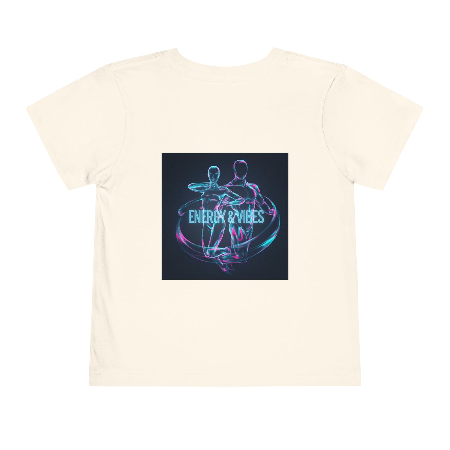 Toddler Tee — Energy & Vibes Neon Dance Graphic