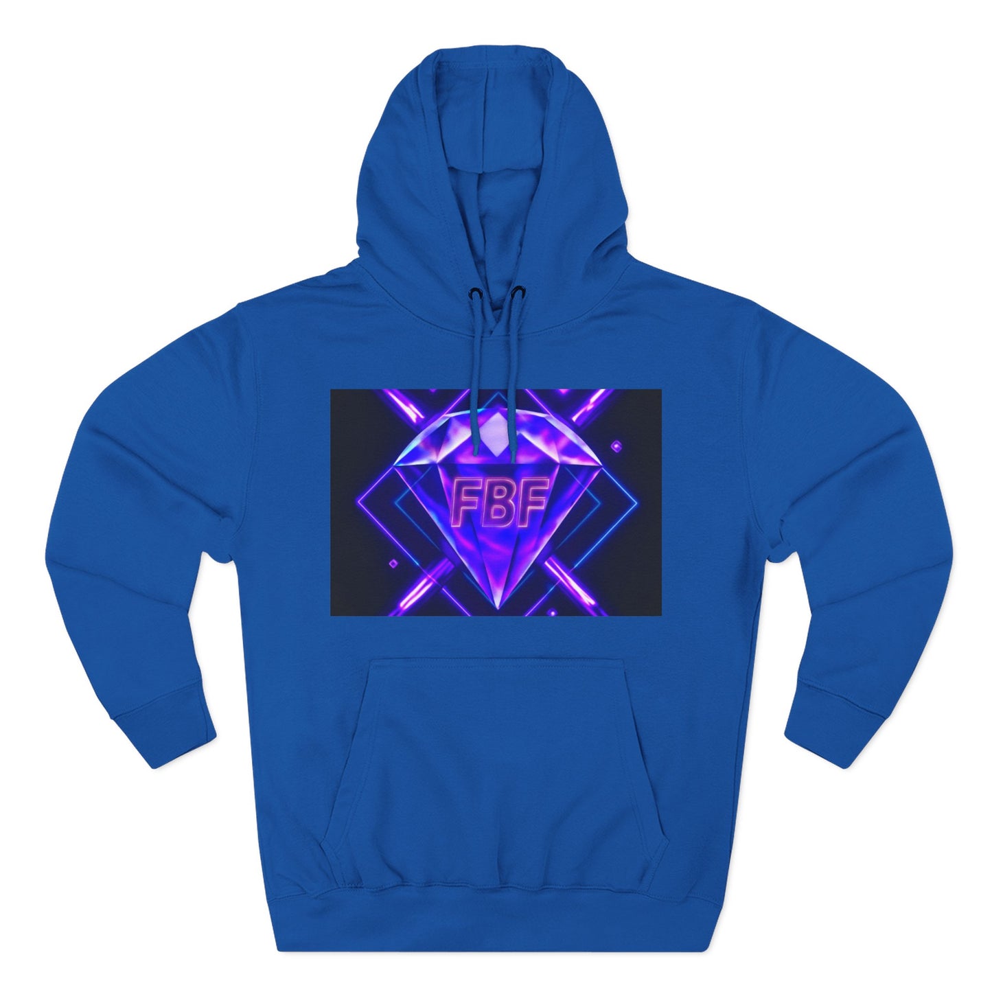 Futuristic Neon Fleece Hoodie, Stylish Sweatshirt, Vibrant Graphic Pullover, Perfect Gift for Tech Lovers, Unique Streetwear