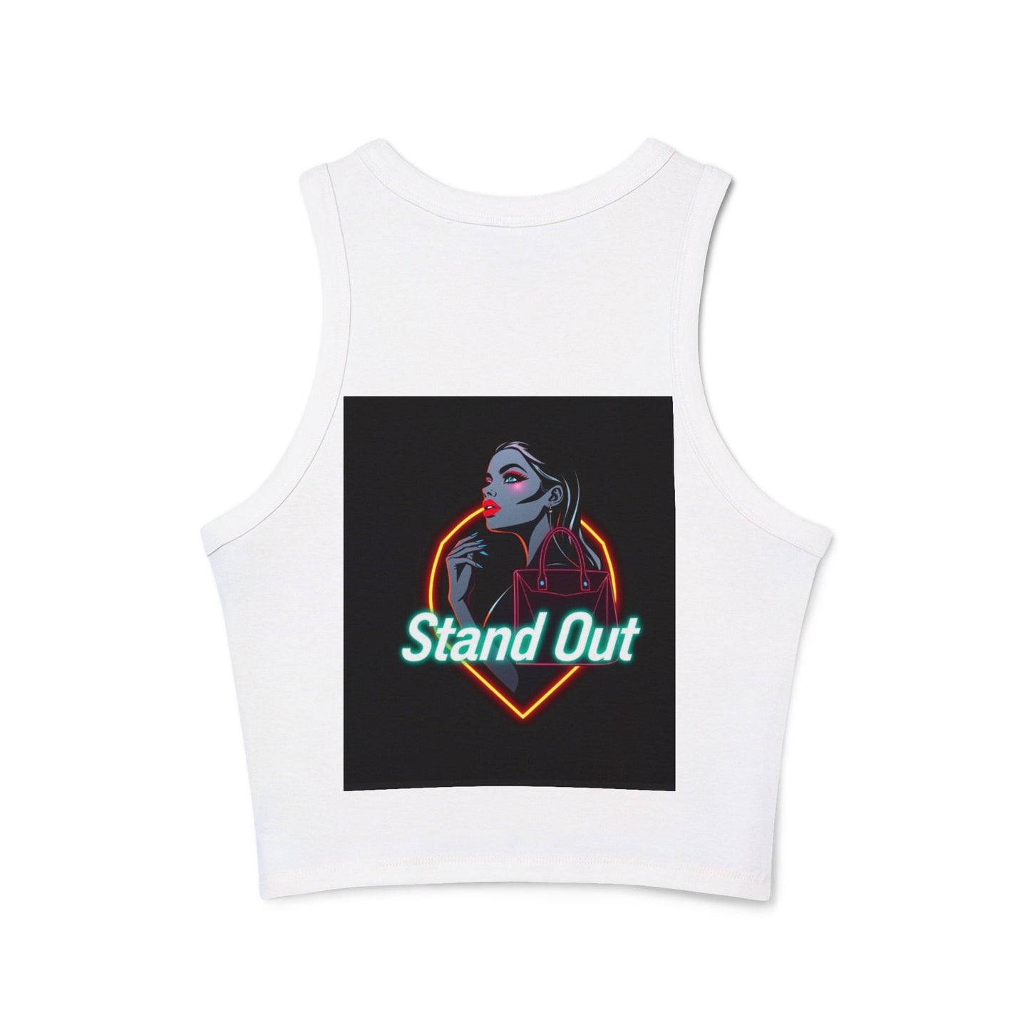 Women's Micro Rib Racer Tank Top