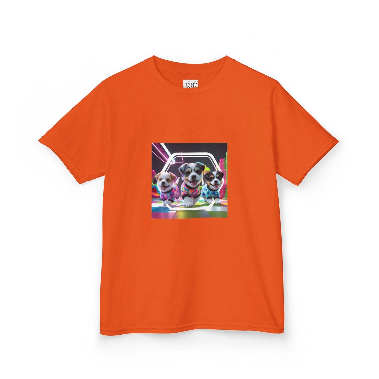 Colorful Dog-Themed Kids Tee - 'Unity Fun' Design