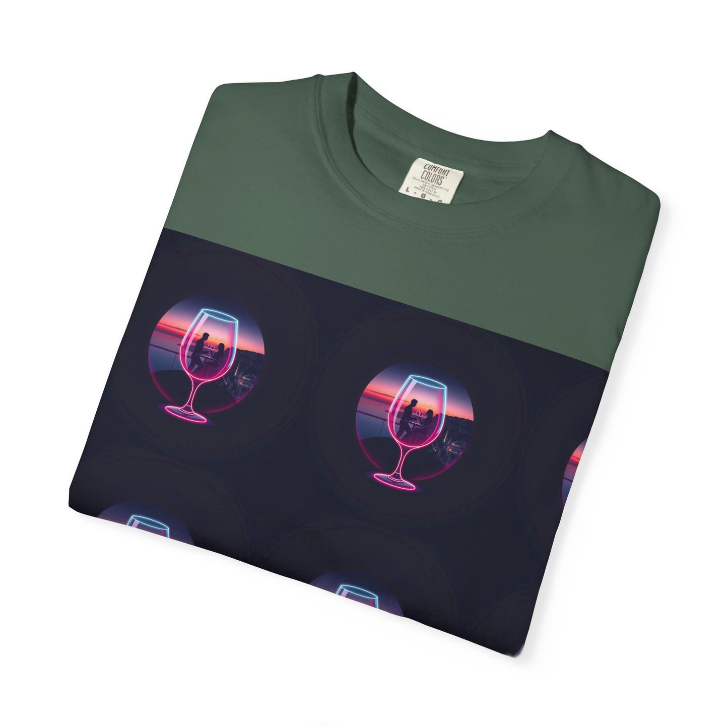Retro Sunset Glasses T-Shirt, Unisex Garment-Dyed Tee for Casual Wear, Vintage Aesthetic Shirt, Gift for Friends, Summer Vibes Tee, [...]