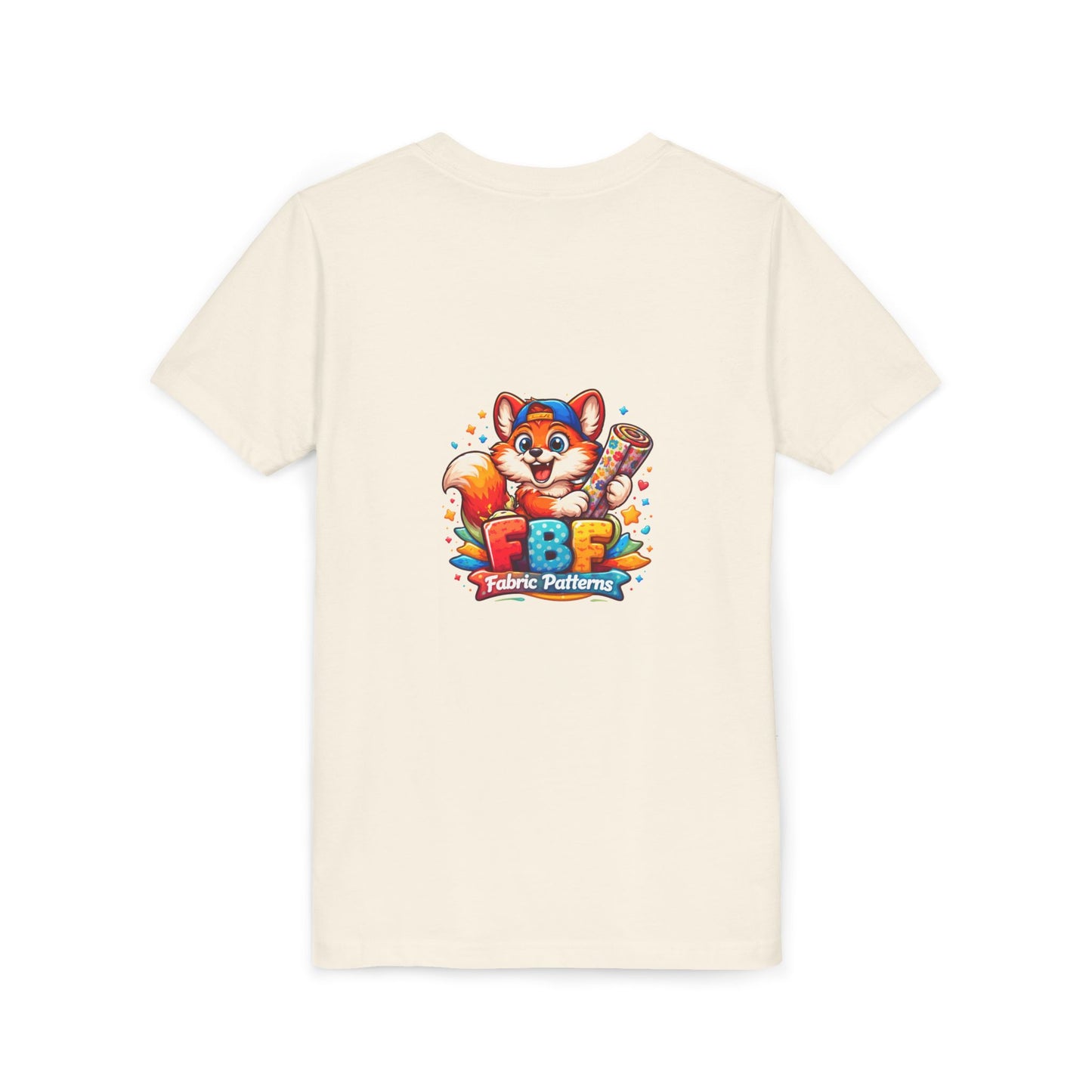 Youth Tee — Colorful Cartoon Fox 'FBF' Logo Kids Shirt