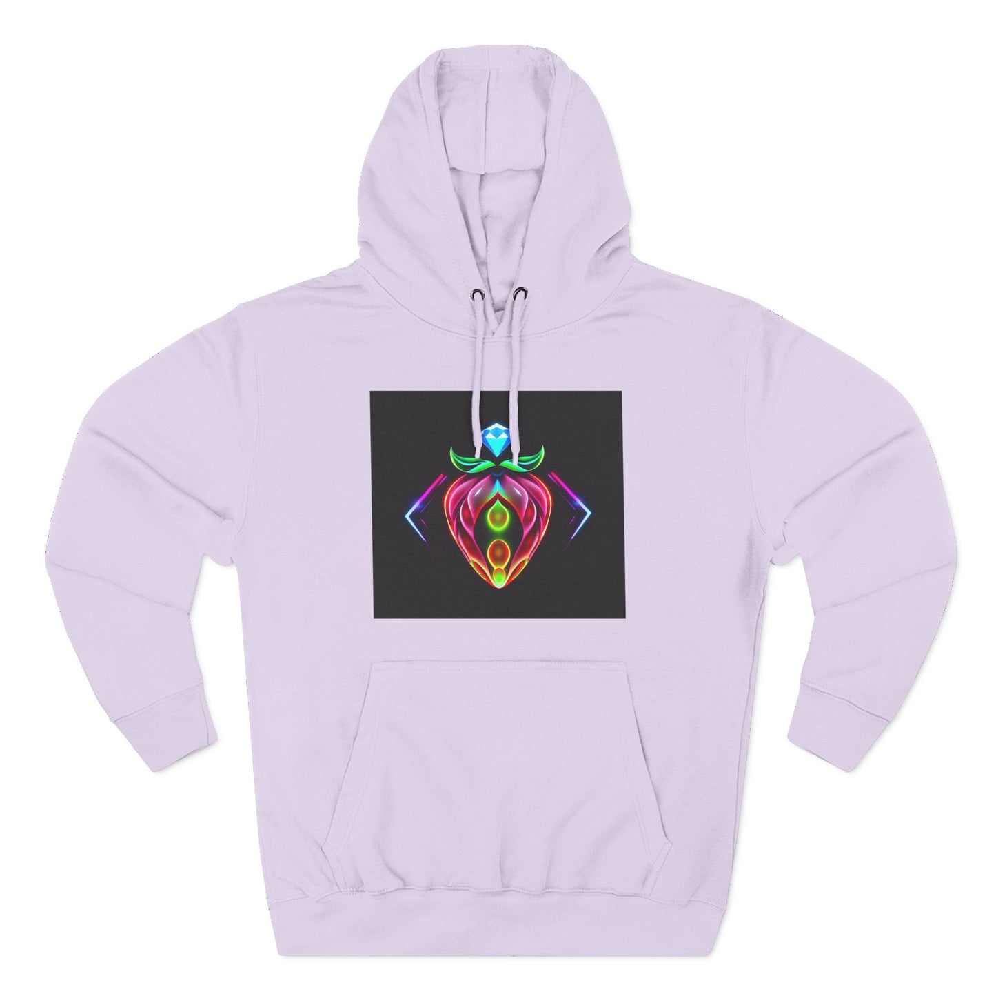 Vibrant Art Hoodie, Colorful Fleece Hoodie, Unique Sweatshirt, Artistic Gift, Cozy Layer for Every Occasion