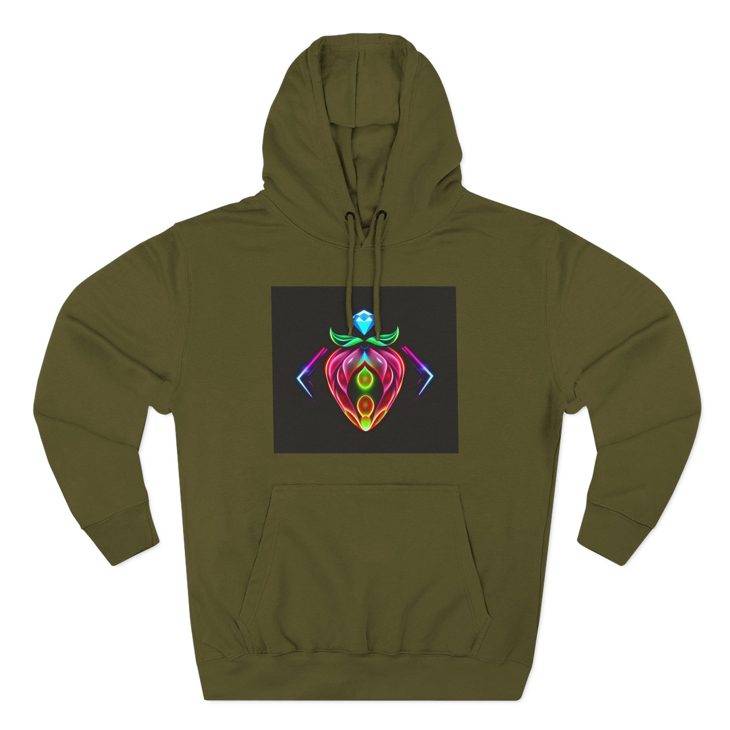 Vibrant Art Hoodie, Colorful Fleece Hoodie, Unique Sweatshirt, Artistic Gift, Cozy Layer for Every Occasion
