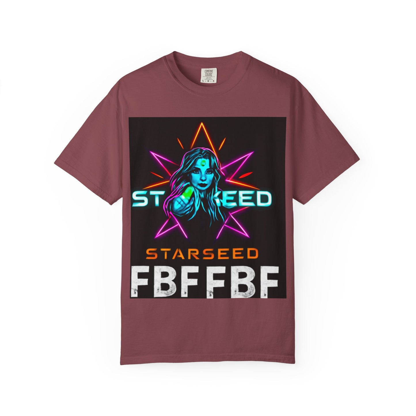 Neon Graphic T-Shirt - Starseed FBF Tee, Unisex Fashion, Cool Gift, Festival Wear, Retro Style, Casual Streetwear