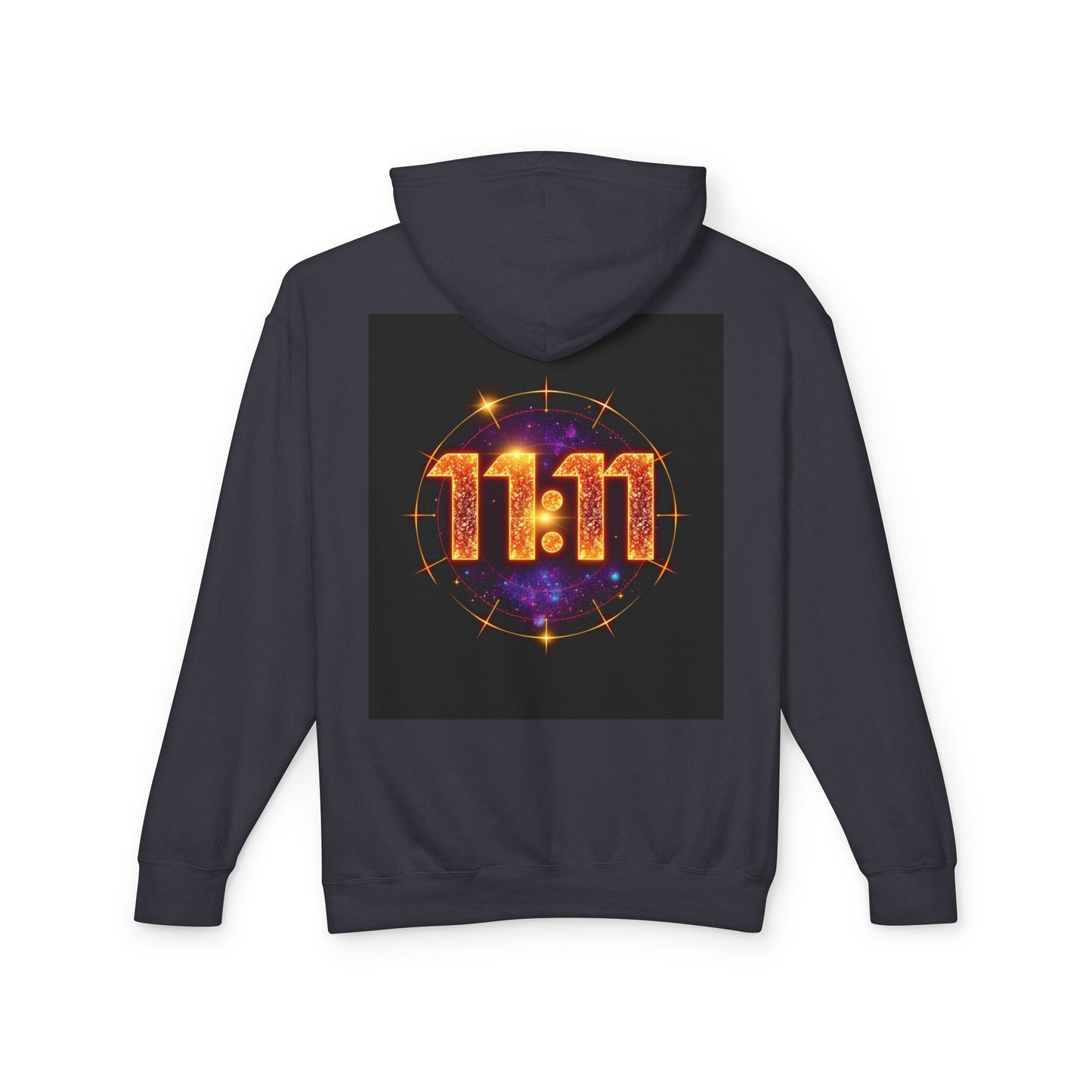 Glow-in-the-Dark Unisex Hoodie - Perfect for Magical Moments, Meditation, Gift for Dreamers, 11:11 Celebration, Trendy Fall Fashion