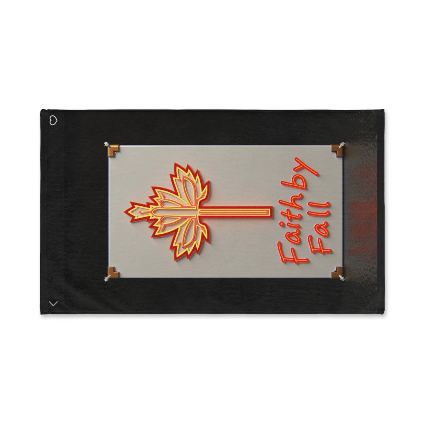 Faith by Fall Hand Towel, Autumn Decor, Inspirational Kitchen Towel, Thanksgiving Gift, Rustic Home Decor, Fall Kitchen Accessory
