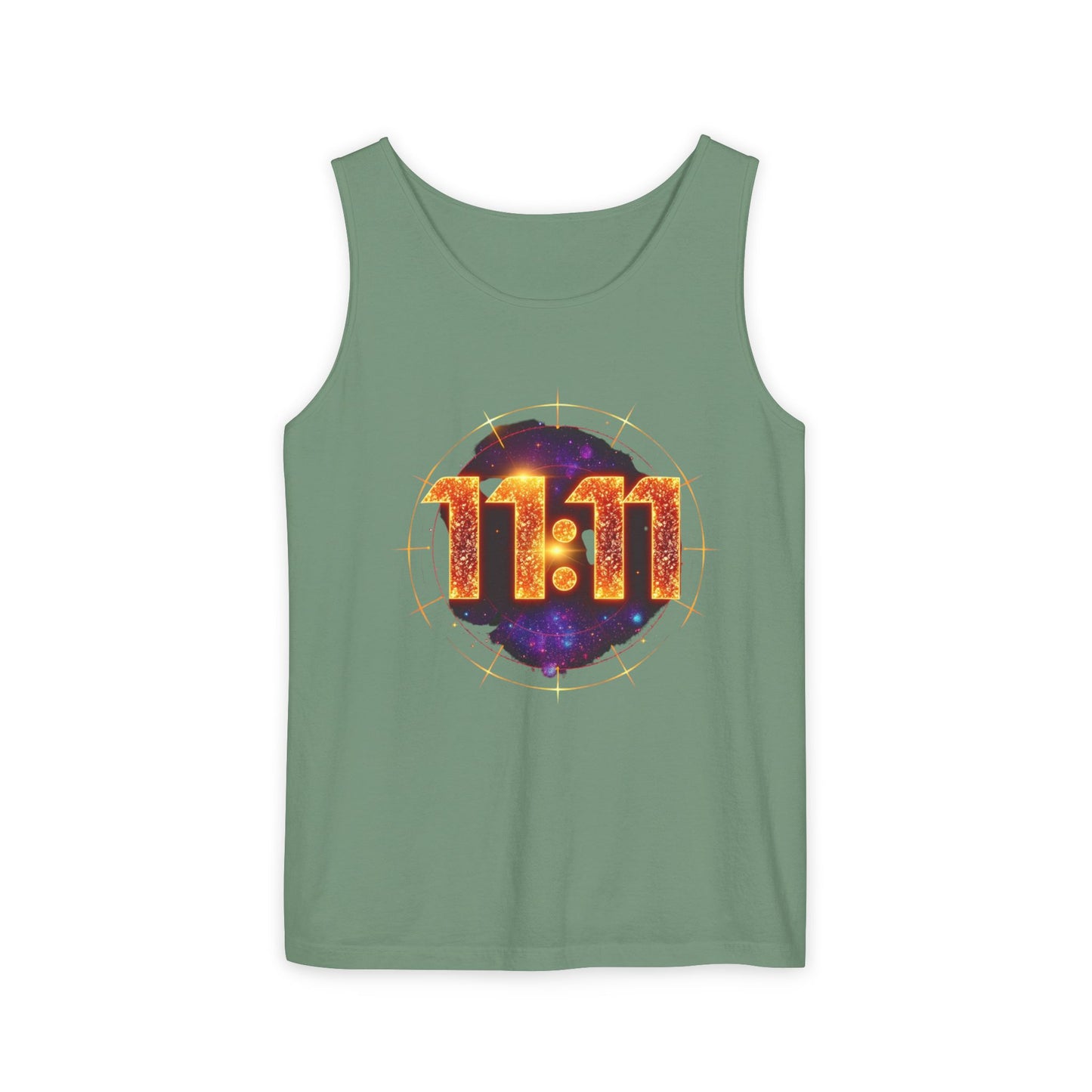 Celestial Glow Tank Top - 11:11 Design, Unisex, Festival Wear, Summer Style, Spiritual Gift, Casual Comfort