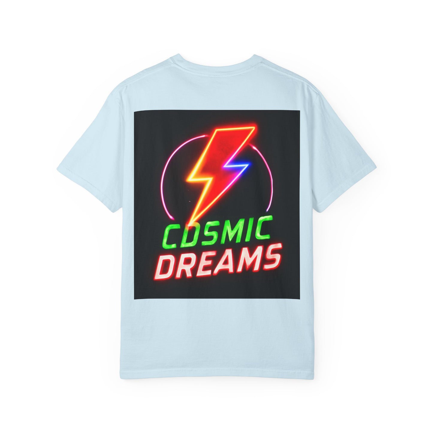 Vibrant Unisex Graphic T-Shirt, Cosmic Dreams Tee, Retro Neon Shirt, Stylish Casual Wear, Gift for Gamers & Dreamers