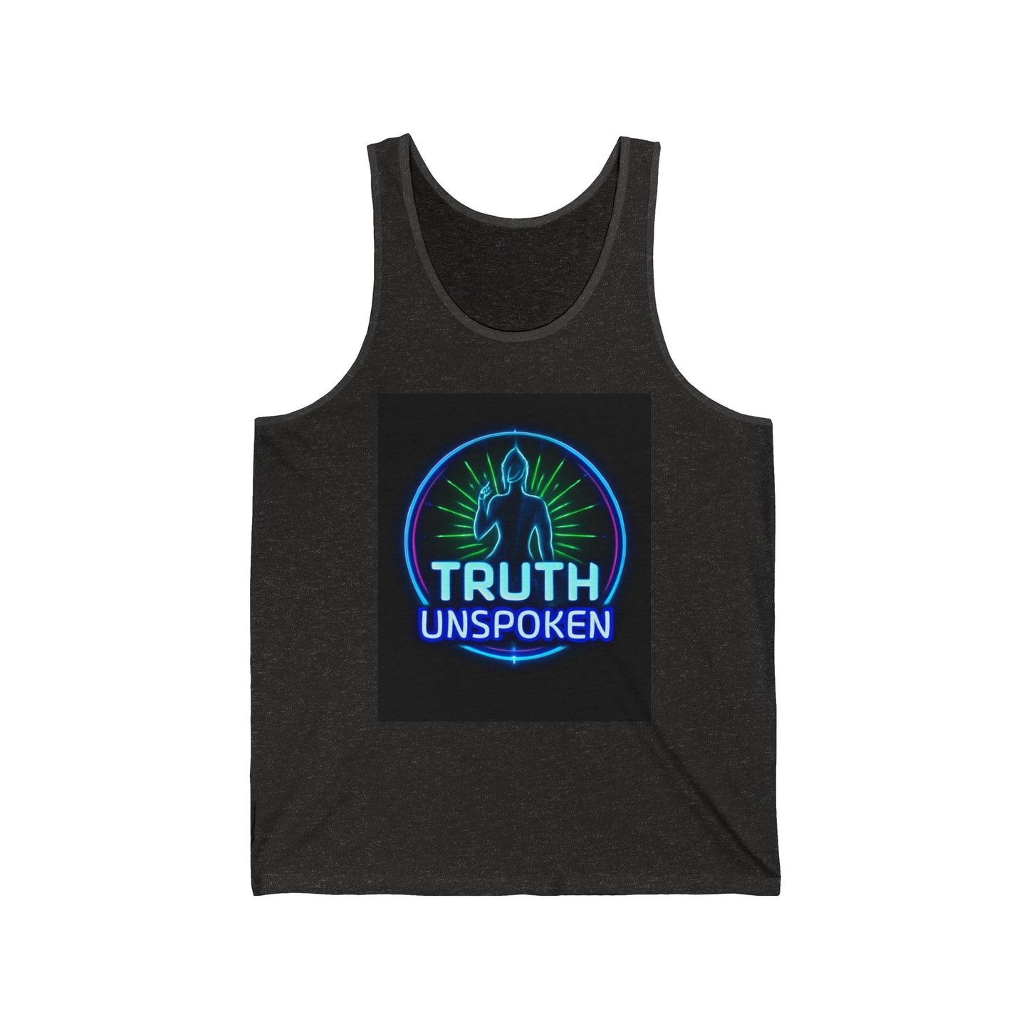 Neon Truth Unisex Jersey Tank - Inspirational Gift, Festival Wear, Summer Style, Screen-Printed Apparel, Casual Tank Top