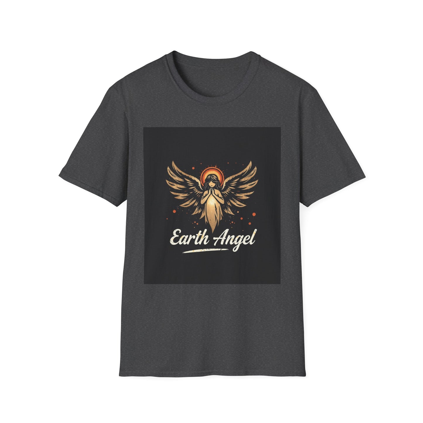Earth Angel Unisex T-Shirt | Softstyle Tee for Comfort, Great Gift for Birthdays, Casual Wear, Spiritual Gifts, Music Festivals
