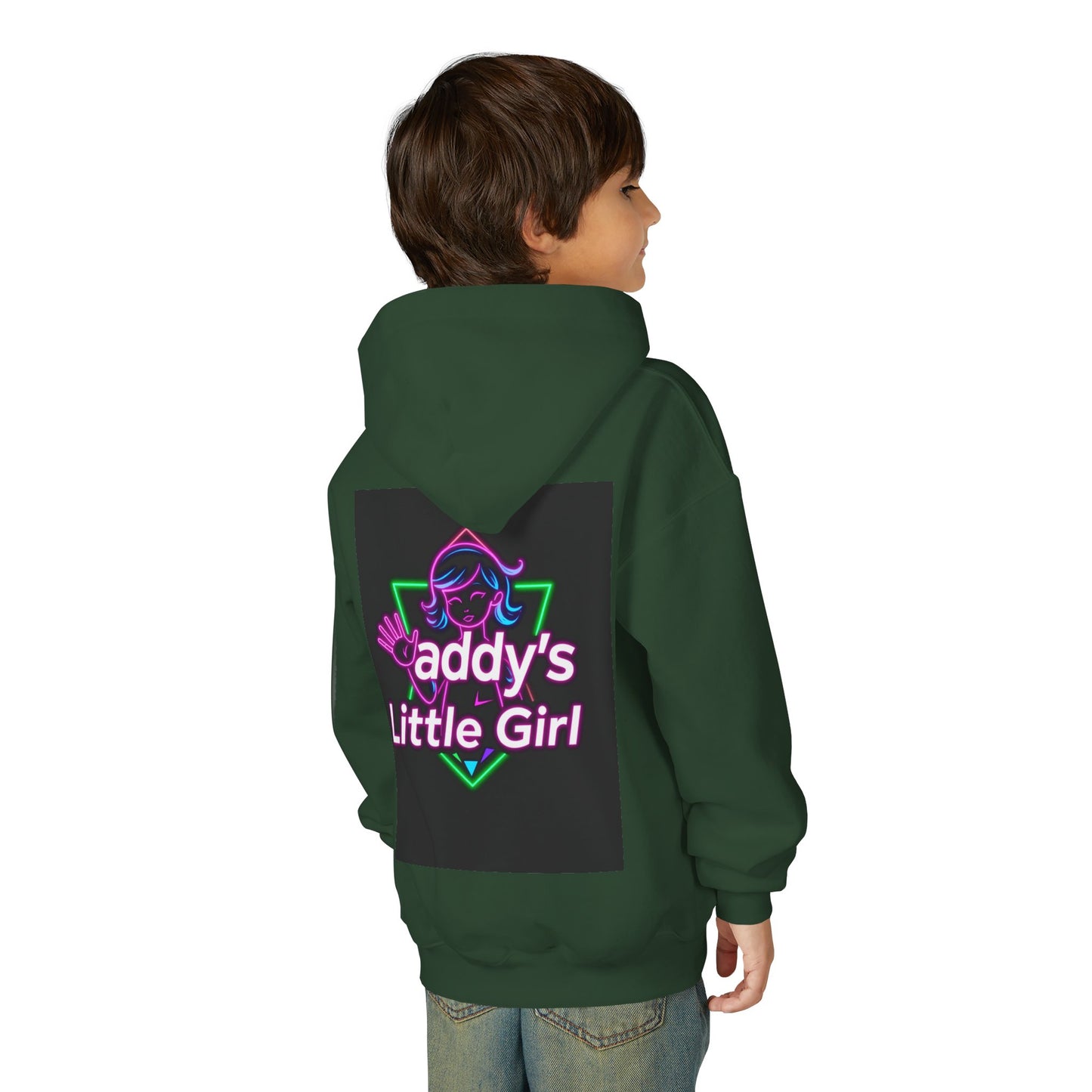 Daddy's Little Girl Hoodie, Cozy Youth Sweatshirt, Cute Gift for Dads, Kids Sweatshirt, Family Celebration Apparel
