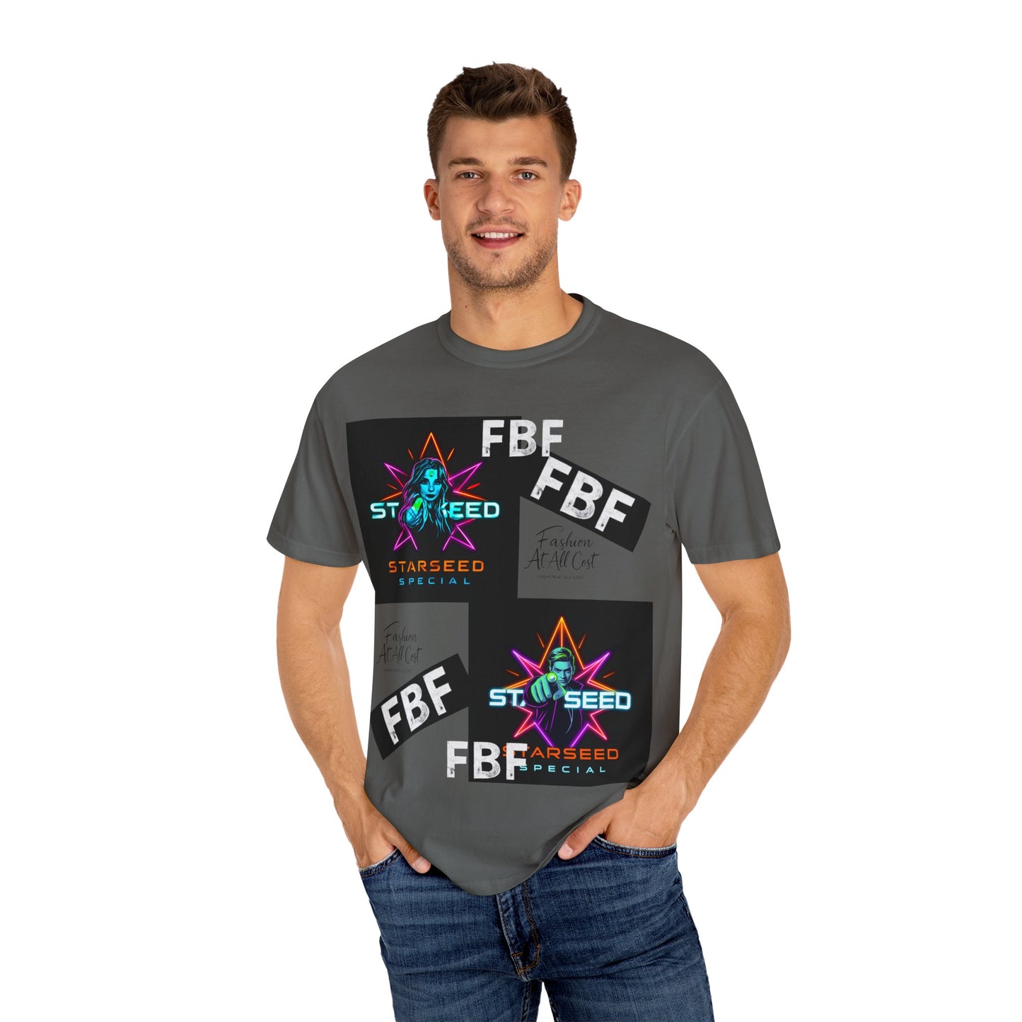 Garment-Dyed T-shirt, Trendy Graphic Tee, Casual Streetwear, Gift for Fashion Lovers, Unisex Style, Everyday Wear