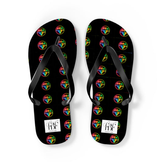 Vibrant Faith Flip Flops | Summer Style, Beachwear, Casual Sandals, Vacation Footwear, Fun Gift for Friends