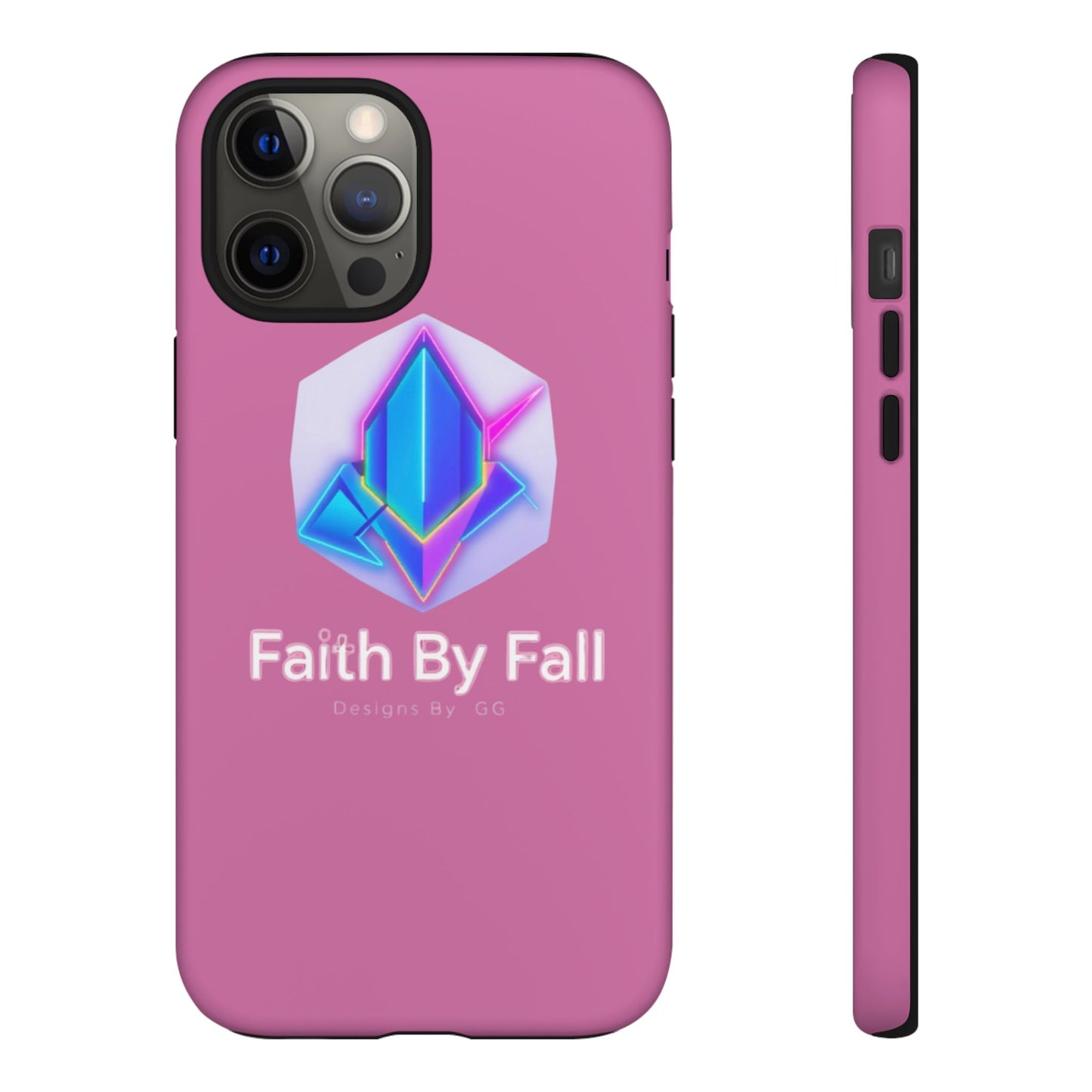 Vibrant Phone Case with Motivational Design - Faith By Fall, Colorful Phone Cover, Customizable Mobile Accessory, Unique Gift Idea, [...]
