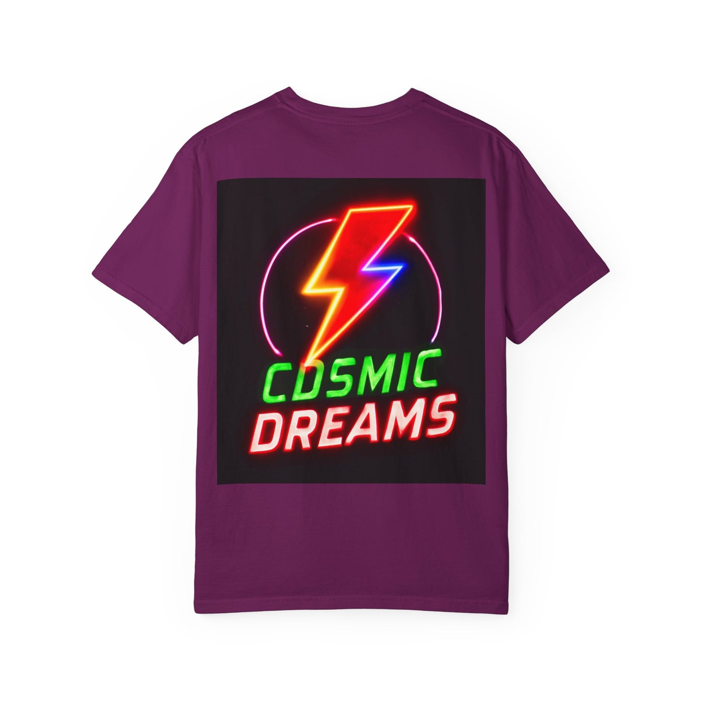 Vibrant Unisex Graphic T-Shirt, Cosmic Dreams Tee, Retro Neon Shirt, Stylish Casual Wear, Gift for Gamers & Dreamers