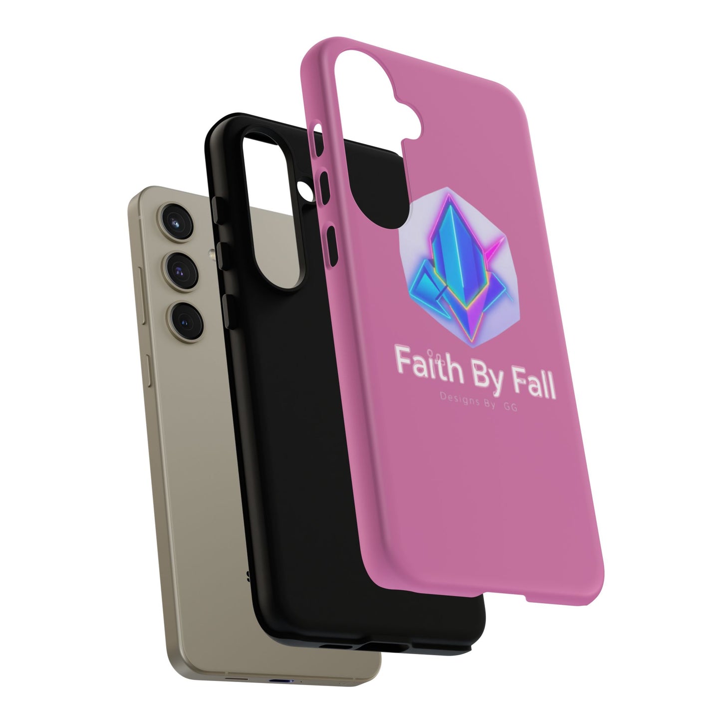 Vibrant Phone Case with Motivational Design - Faith By Fall, Colorful Phone Cover, Customizable Mobile Accessory, Unique Gift Idea, [...]