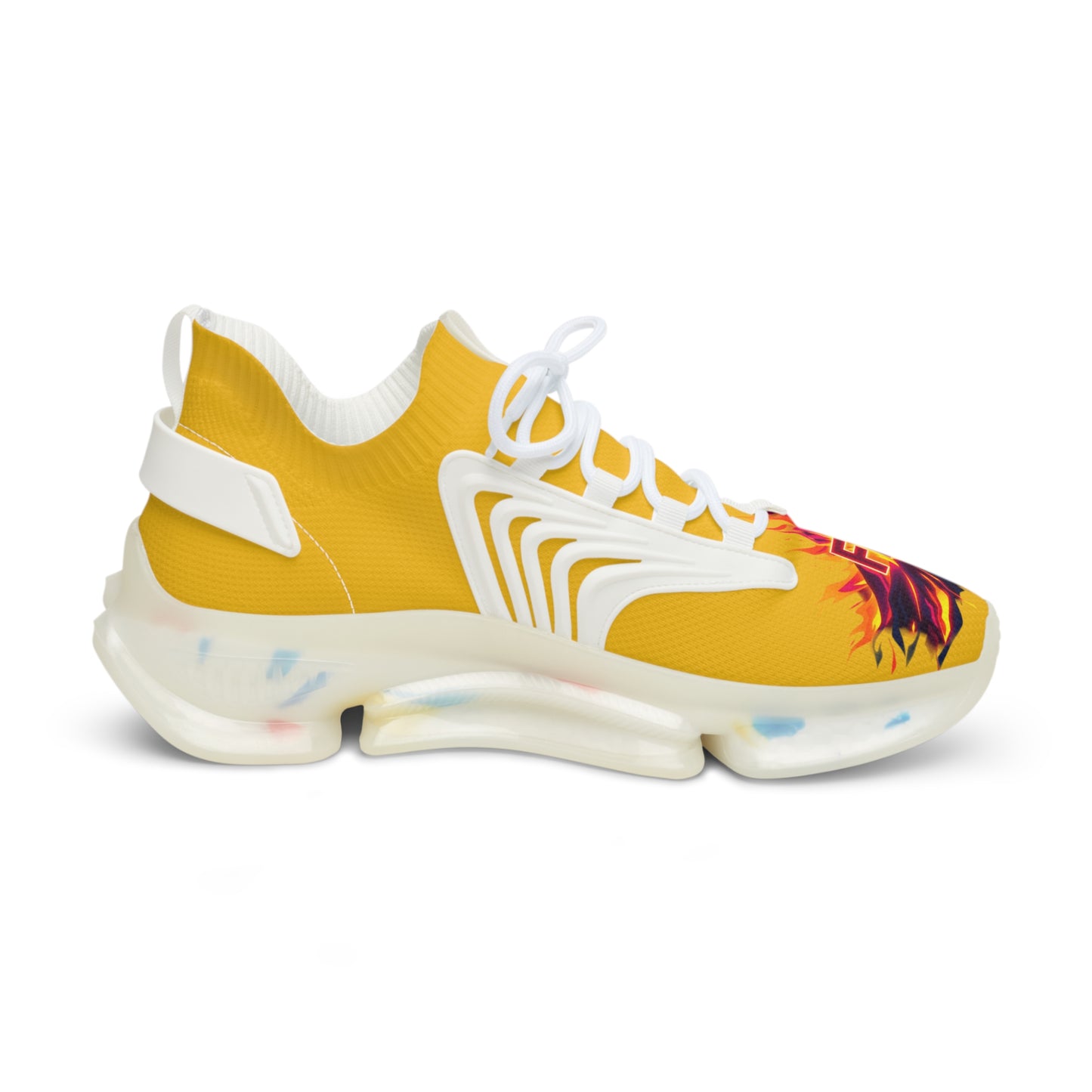 Neon Light Men's Mesh Sneakers, Stylish Athletic Shoes, Comfortable Streetwear, Perfect for Casual Outings, Trendy Gift Idea