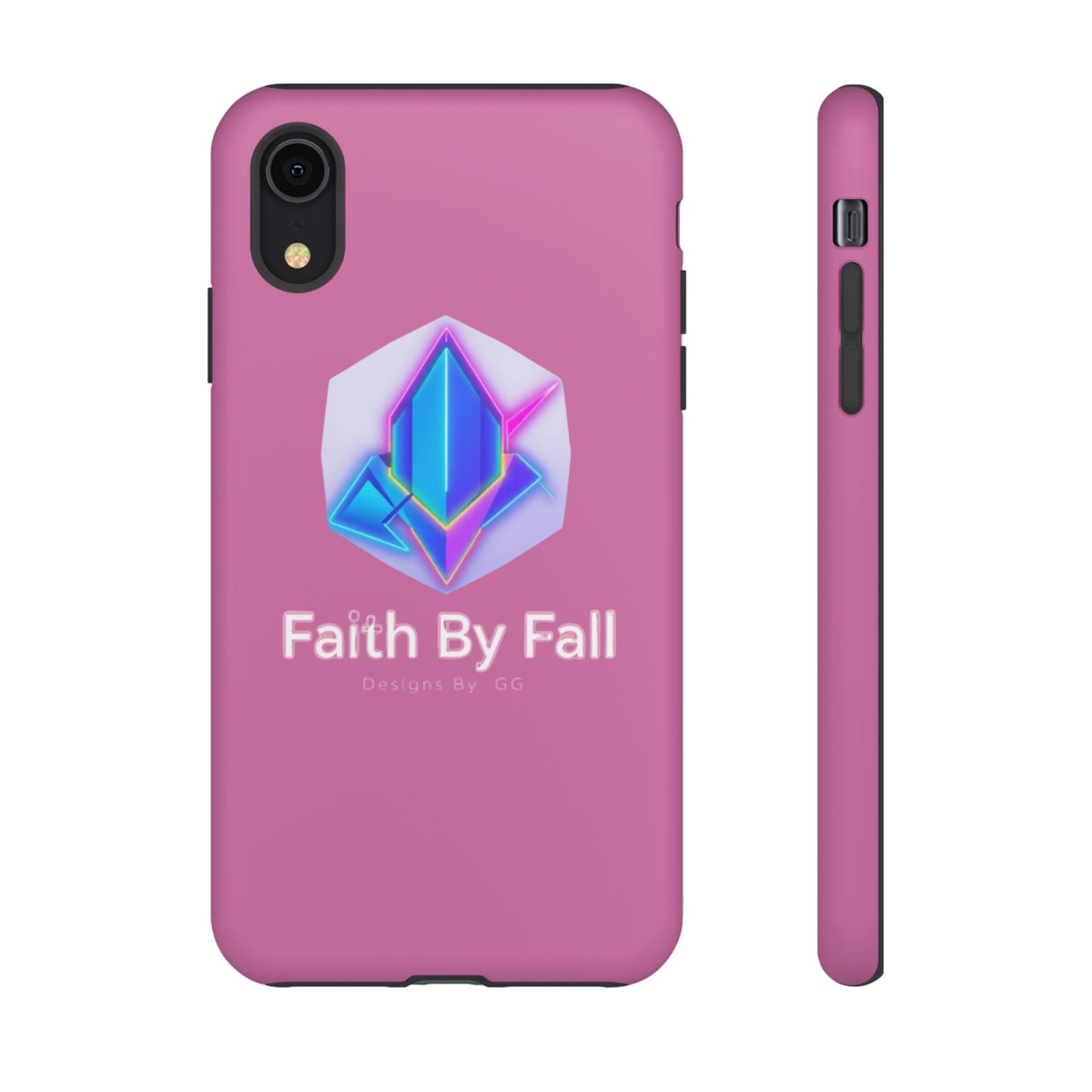 Vibrant Phone Case with Motivational Design - Faith By Fall, Colorful Phone Cover, Customizable Mobile Accessory, Unique Gift Idea, [...]