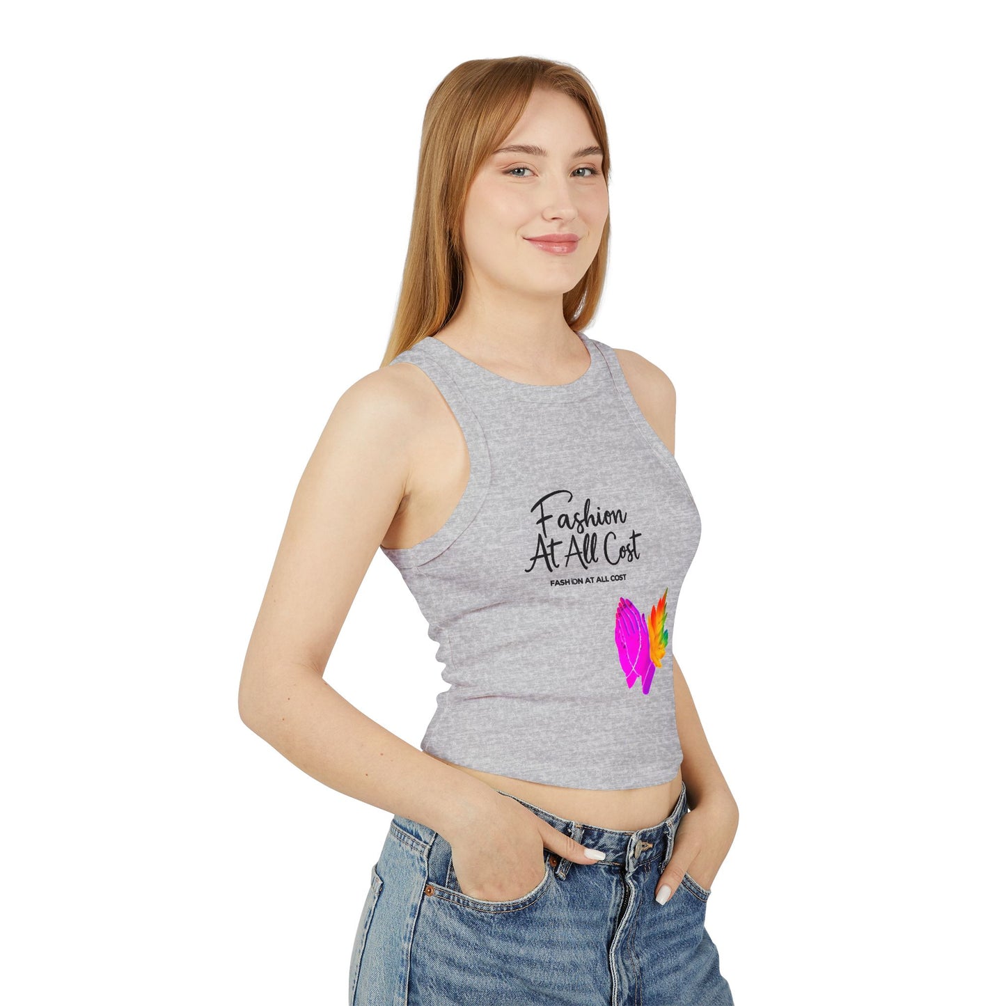 Women's Micro Rib Racer Tank Top