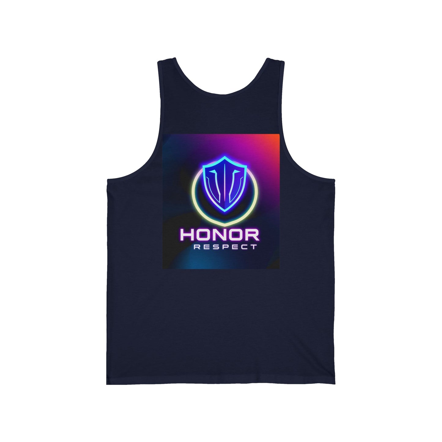 Neon Graphic Tank Top, Inspiring Workout Apparel, Unisex Jersey Tank, Perfect Summer Wear, Motivational Fitness Gift, Integrity Honor [...]