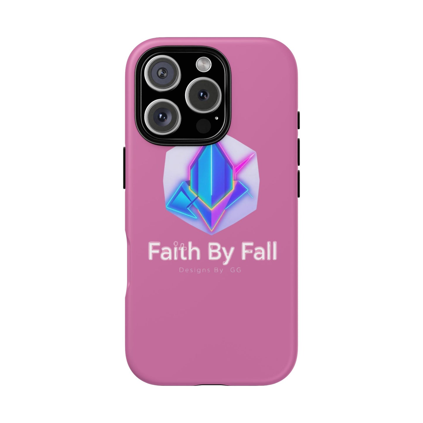 Vibrant Phone Case with Motivational Design - Faith By Fall, Colorful Phone Cover, Customizable Mobile Accessory, Unique Gift Idea, [...]