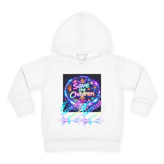 Save the Children Toddler Hoodie — Colorful Neon FBF Charity Pullover