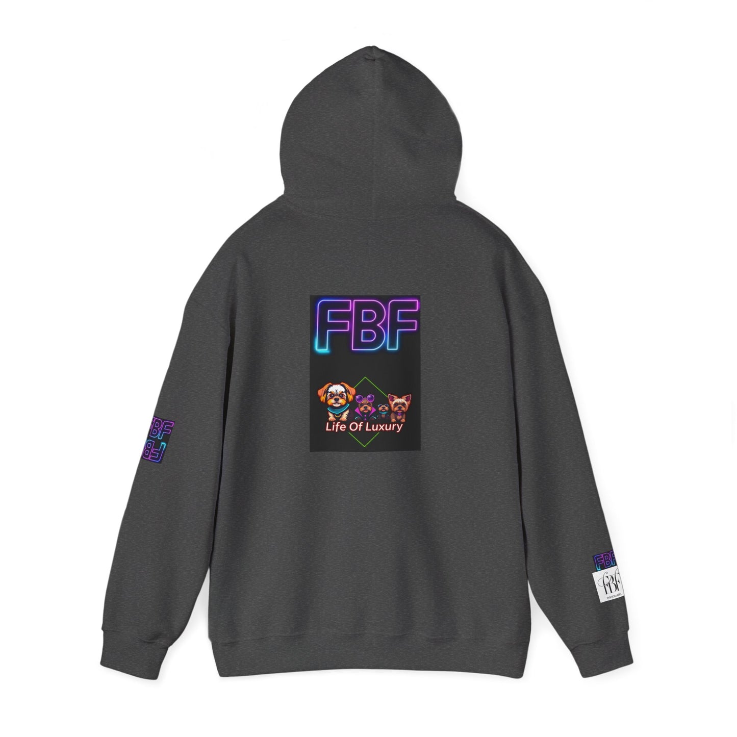 Luxury Life Unisex Hoodie - Cozy Sweatshirt for Pet Lovers, Gift for Birthdays, Everyday Wear, Chill Vibes, FBF Collection