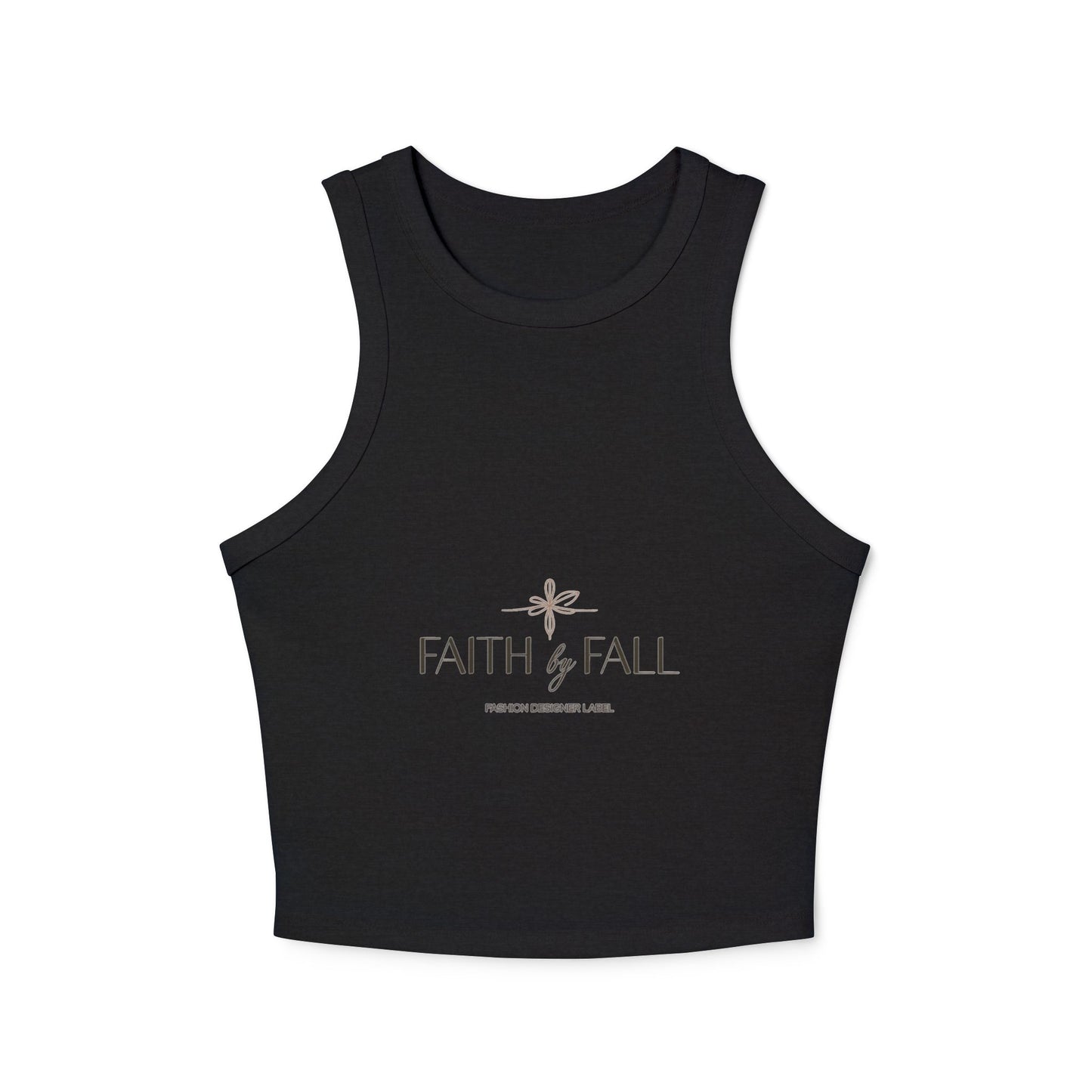Faith & Fall Women’s Racer Tank Top | Motivational Top, Fall Fashion, Casual Wear, Unique Gift for Women, Inspirational Apparel