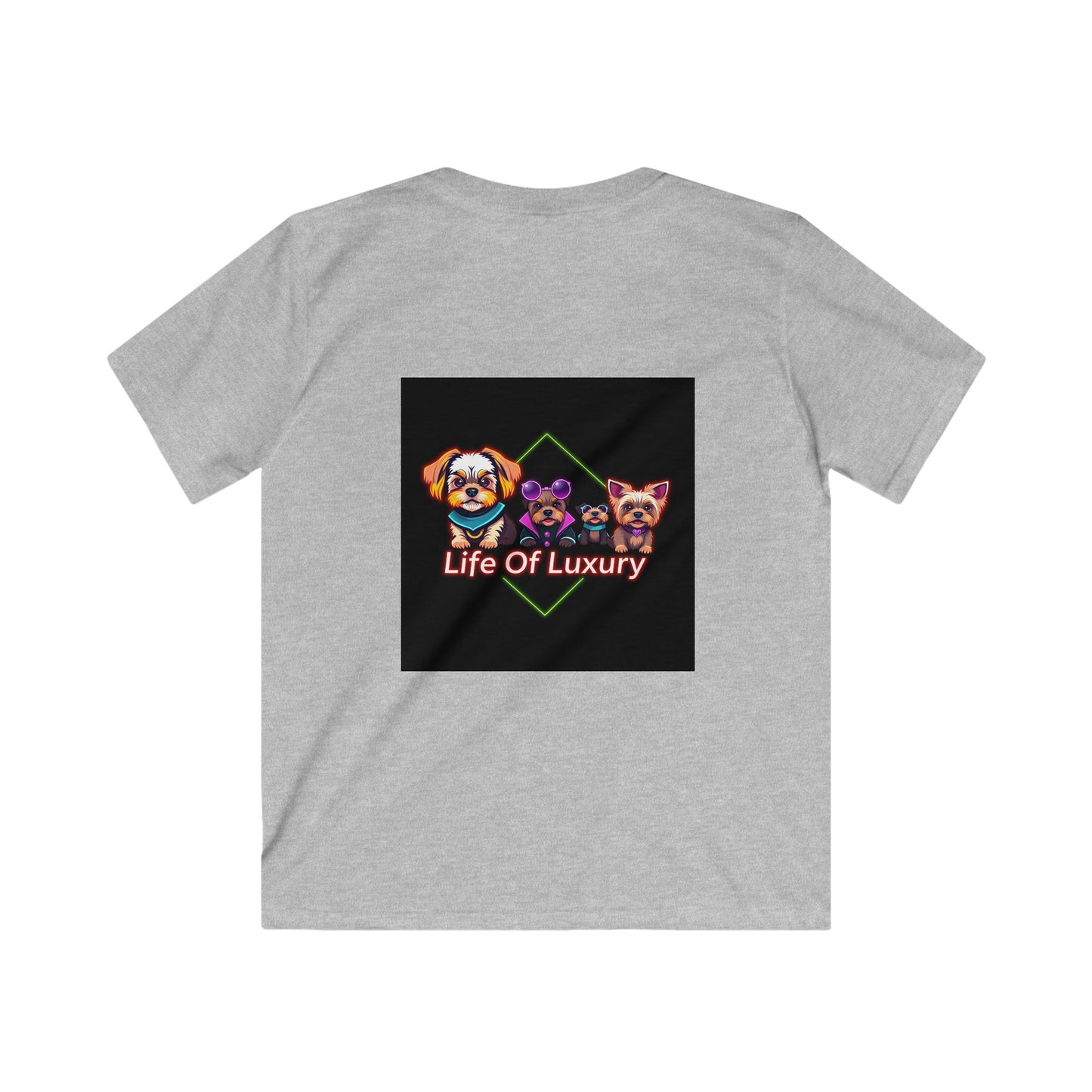 Kids Luxury Life Tee, Fun Tee for Children, Luxury Pet Design Tee, Gift for Pet Lovers, Cute Kids Clothing