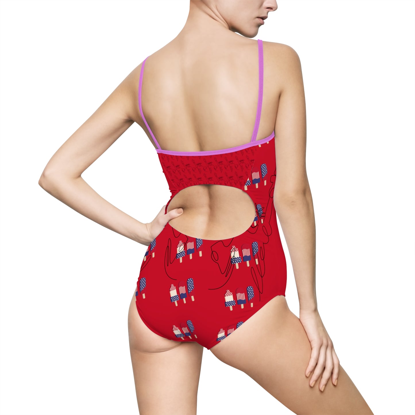 Women's One-piece Swimsuit (AOP)