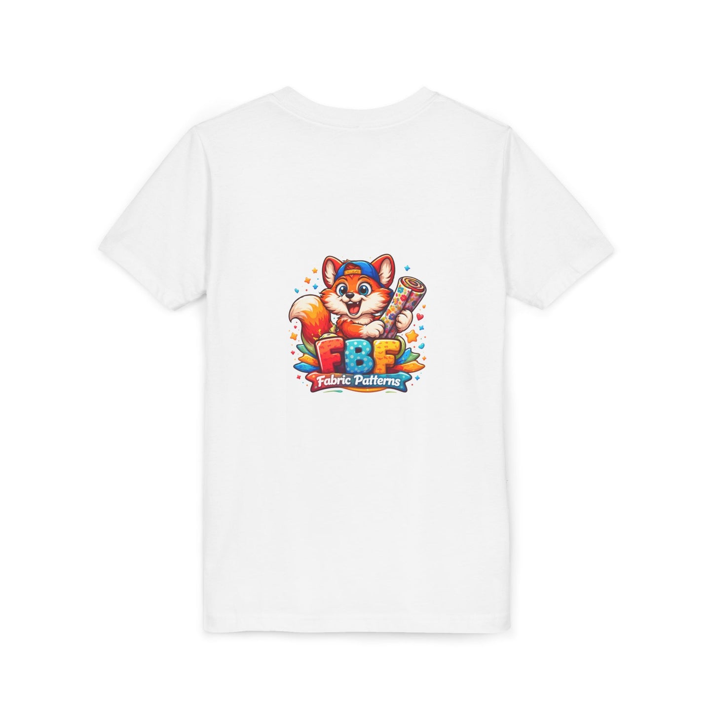 Youth Tee — Colorful Cartoon Fox 'FBF' Logo Kids Shirt