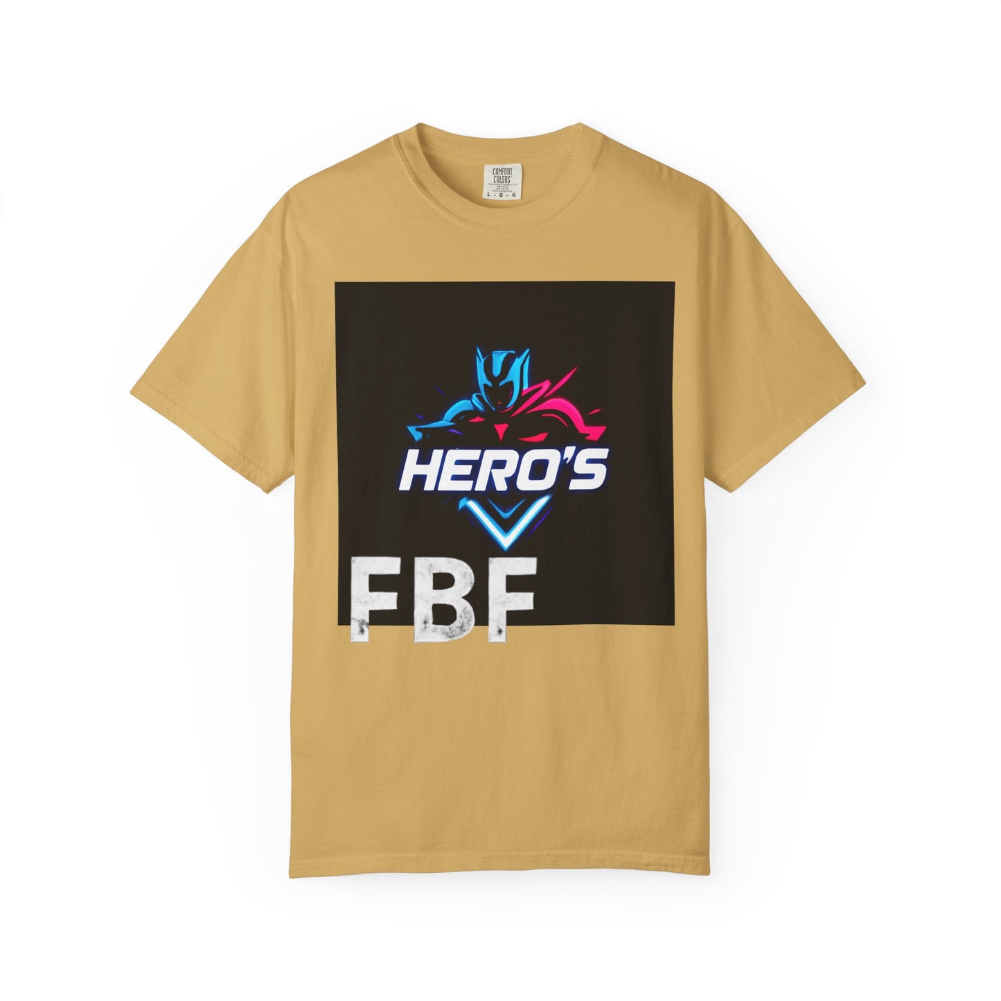 Hero's Unisex Garment-Dyed T-shirt, Casual Tee, Perfect for Gifting, Comic Fans, Hero Celebrations, Graphic Tee, Everyday Wear