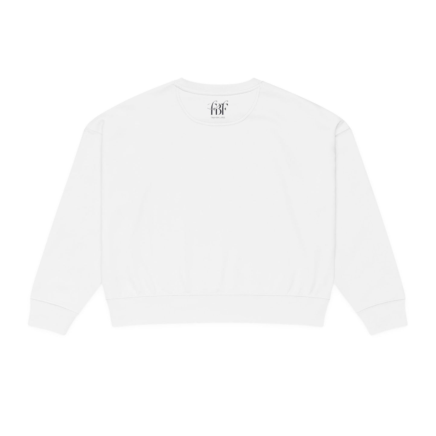 Alma Organic Crewneck Sweatshirt — Neon Retro Mountains Graphic