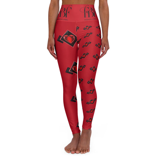 High Waisted Yoga Leggings (AOP)