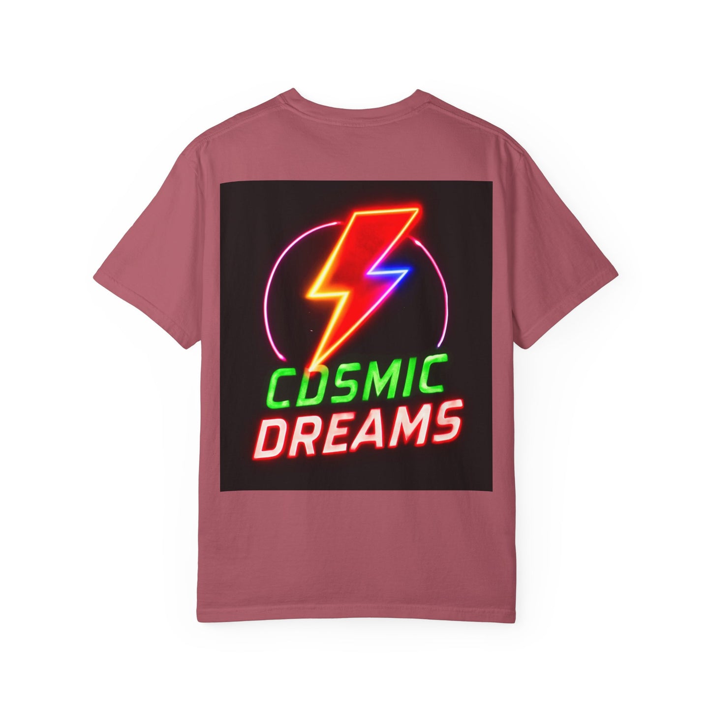 Vibrant Unisex Graphic T-Shirt, Cosmic Dreams Tee, Retro Neon Shirt, Stylish Casual Wear, Gift for Gamers & Dreamers
