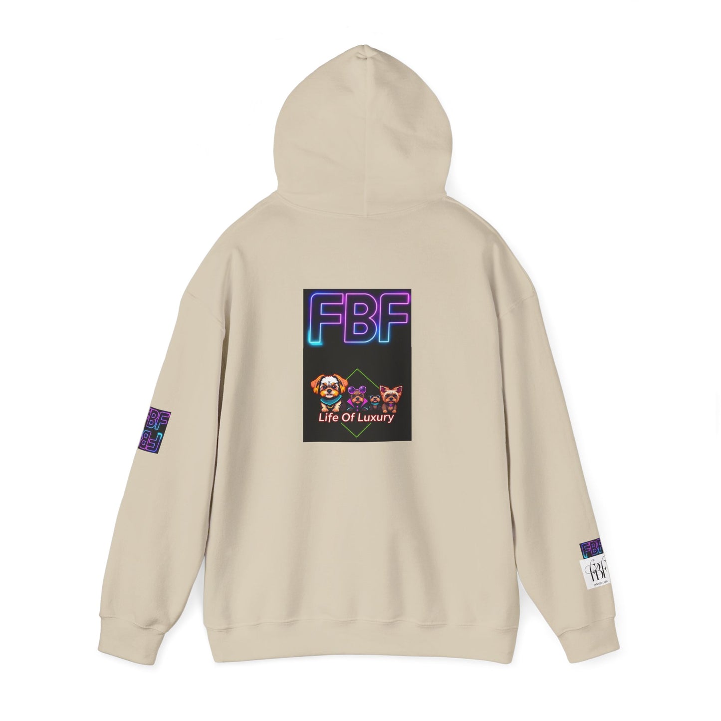 Luxury Life Unisex Hoodie - Cozy Sweatshirt for Pet Lovers, Gift for Birthdays, Everyday Wear, Chill Vibes, FBF Collection
